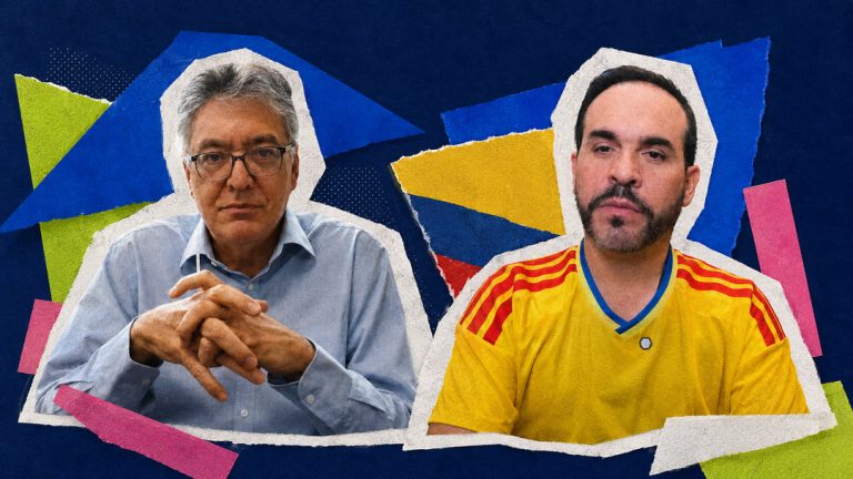Mauricio Cárdenas conversa con un periodista sobre la propuesta de Abelardo de la Espriella para refinanciar la deuda pública de Colombia.